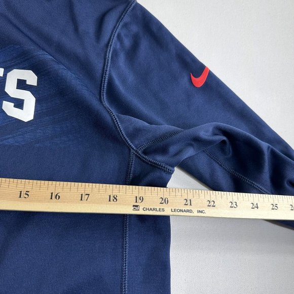 Nike New England Patriots On Field Dri Fit Hoodie Sweatshirt Men's Size Small - Picture 9 of 9